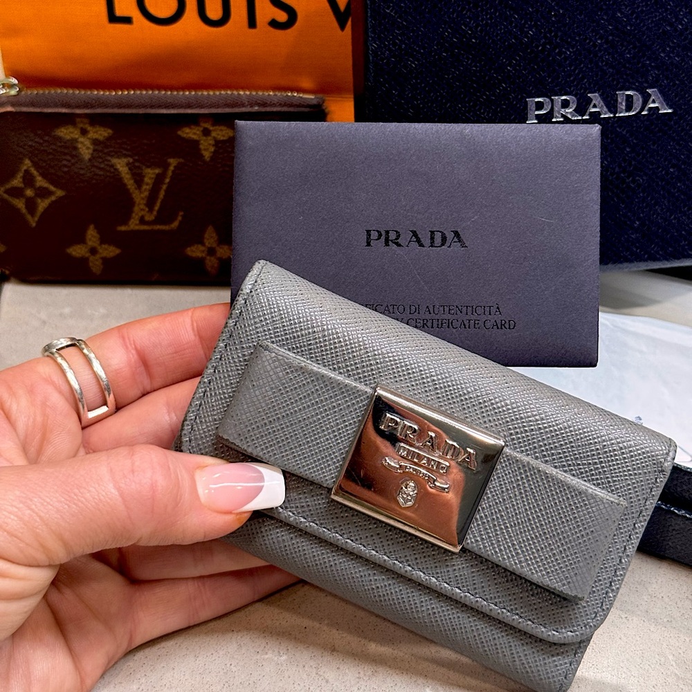 Authentic Prada Wallet/Key Holder